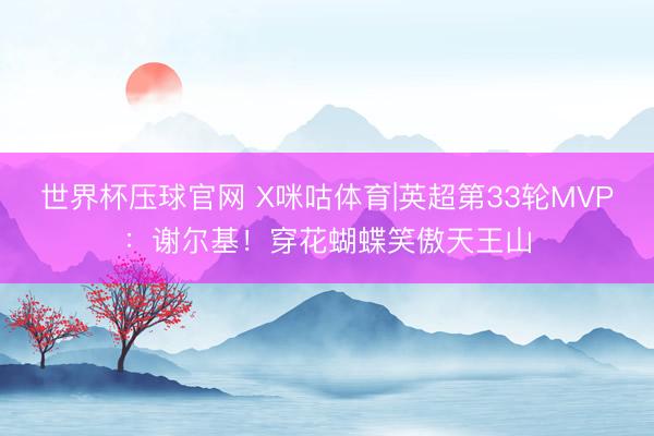 世界杯压球官网 X咪咕体育|英超第33轮MVP：谢尔基！穿花蝴蝶笑傲天王山